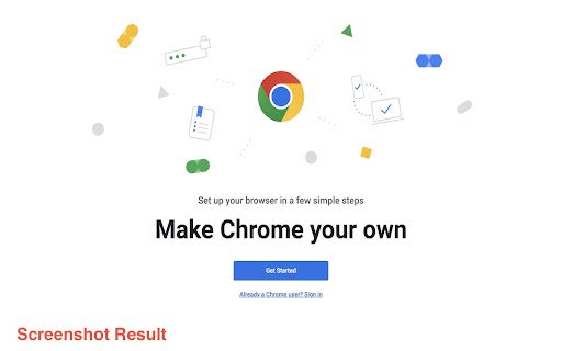 QuickShot  from Chrome web store to be run with OffiDocs Chromium online