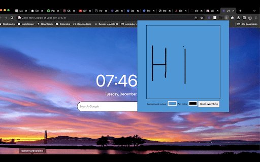 Quick SketchPad  from Chrome web store to be run with OffiDocs Chromium online