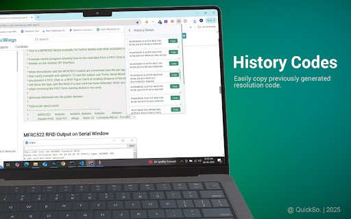 QuickSo  from Chrome web store to be run with OffiDocs Chromium online