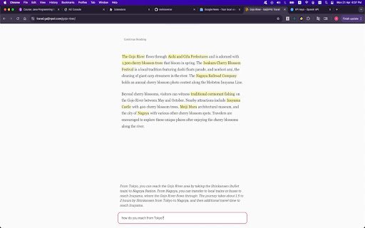 Quick Summarizer  from Chrome web store to be run with OffiDocs Chromium online