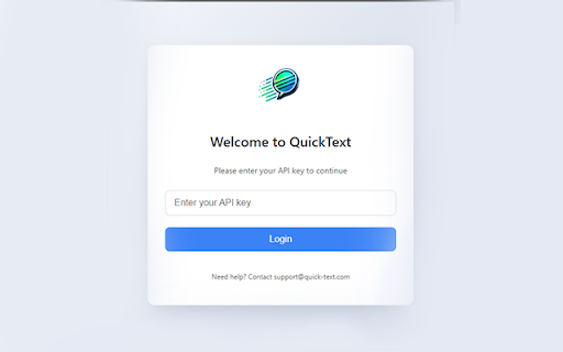 QuickText Message Viewer  from Chrome web store to be run with OffiDocs Chromium online