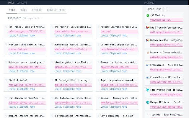 Quipu  from Chrome web store to be run with OffiDocs Chromium online