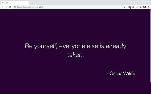 Quirky Quotes Extension  from Chrome web store to be run with OffiDocs Chromium online