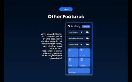 QuizMate  from Chrome web store to be run with OffiDocs Chromium online
