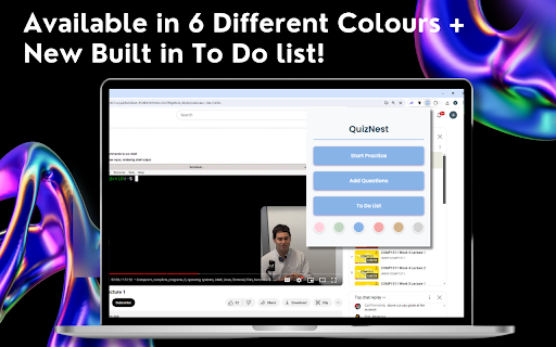 QuizNest Interactive Flashcards and Quizes  from Chrome web store to be run with OffiDocs Chromium online