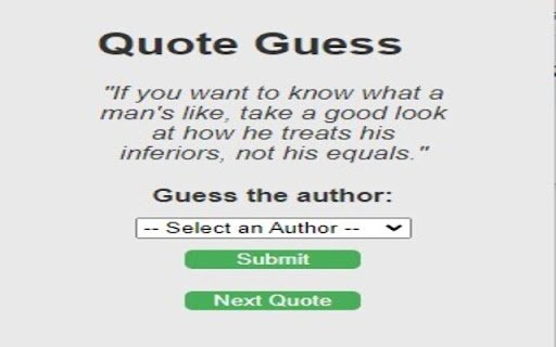 Quote Guess  from Chrome web store to be run with OffiDocs Chromium online