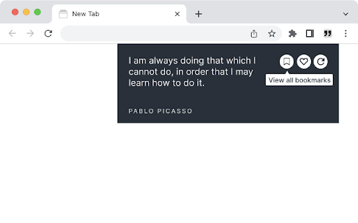 Quotidian Quotables  from Chrome web store to be run with OffiDocs Chromium online