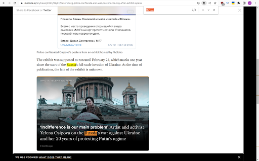 "The Russia"  from Chrome web store to be run with OffiDocs Chromium online