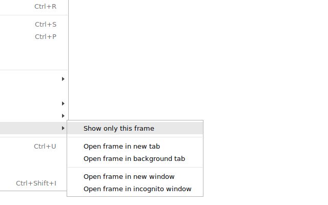 Contextmenu "This Frame" uit de Chrome-webwinkel om uit te voeren met OffiDocs Chromium online