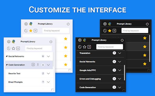 QuPrompt: ChatGPT Prompt Builder  from Chrome web store to be run with OffiDocs Chromium online