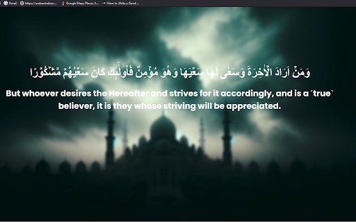 Quranic Quotes  from Chrome web store to be run with OffiDocs Chromium online