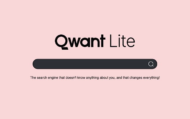 Qwant Lite  from Chrome web store to be run with OffiDocs Chromium online