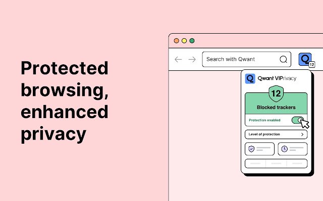 Qwant VIPrivacy daripada kedai web Chrome dijalankan dengan OffiDocs Chromium dalam talian