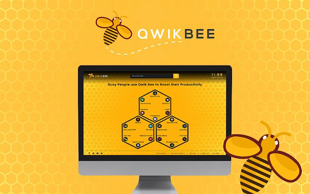 Qwik Bee  from Chrome web store to be run with OffiDocs Chromium online