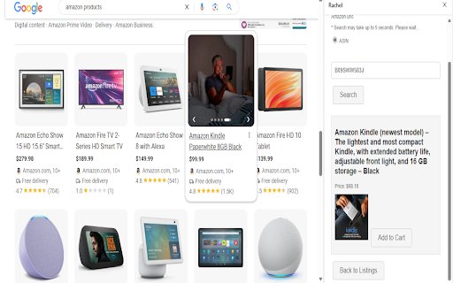 Rachel  from Chrome web store to be run with OffiDocs Chromium online