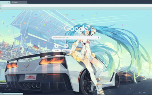 Racing Miku  from Chrome web store to be run with OffiDocs Chromium online