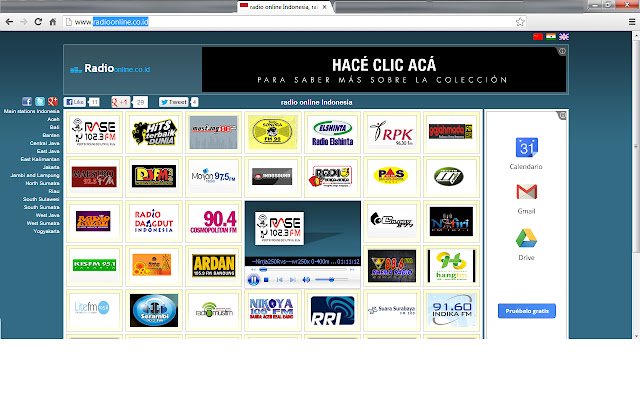 OffiDocs Chromium 온라인으로 실행되는 Chrome 웹 스토어의 인도네시아 온라인 라디오