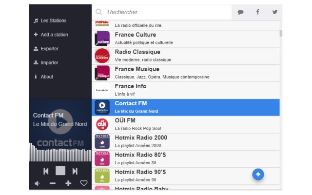 Radio Player Live  from Chrome web store to be run with OffiDocs Chromium online