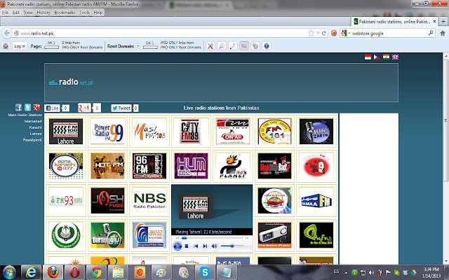 Radio stations from Pakistan  from Chrome web store to be run with OffiDocs Chromium online