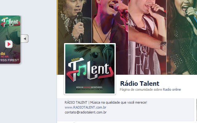 Radio Talent da Chrome Web Store será executado com OffiDocs Chromium online