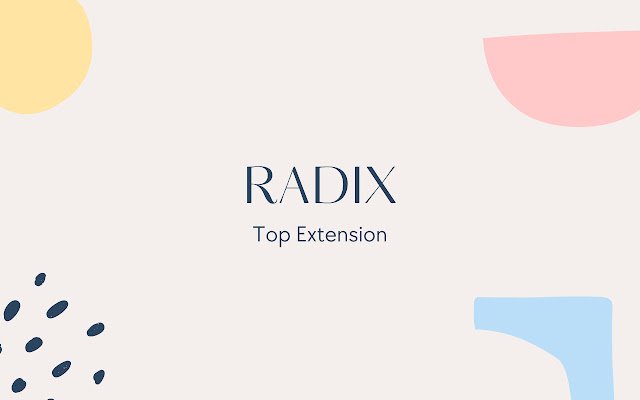 Radix Clicks  from Chrome web store to be run with OffiDocs Chromium online