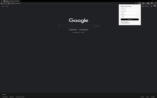 Radon Converter  from Chrome web store to be run with OffiDocs Chromium online