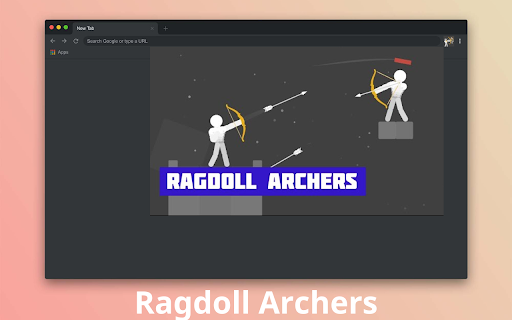 Ragdoll Archers  from Chrome web store to be run with OffiDocs Chromium online