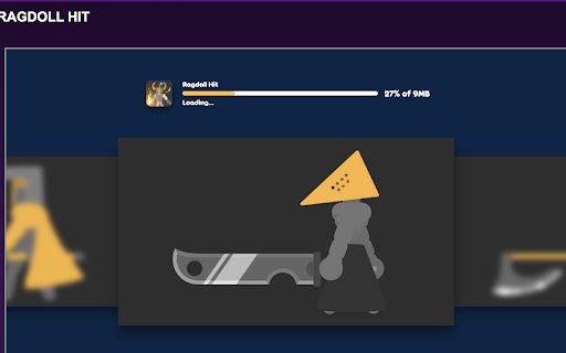 Ragdoll Hit Poki Game  from Chrome web store to be run with OffiDocs Chromium online