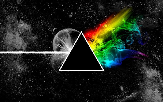 raimbow triangle background  from Chrome web store to be run with OffiDocs Chromium online