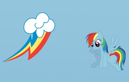 Rainbow Dash V.2  from Chrome web store to be run with OffiDocs Chromium online