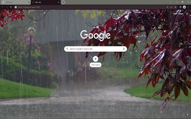 Rain Browser Theme  from Chrome web store to be run with OffiDocs Chromium online