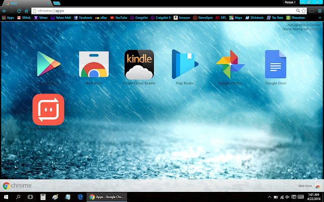 Rain Fall de Chrome web store se ejecutará con OffiDocs Chromium en línea