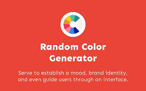 Random Color Generator from Chrome web store to be run with OffiDocs Chromium online Random Color Generator from Chrome web store to be run with OffiDocs Chromium online