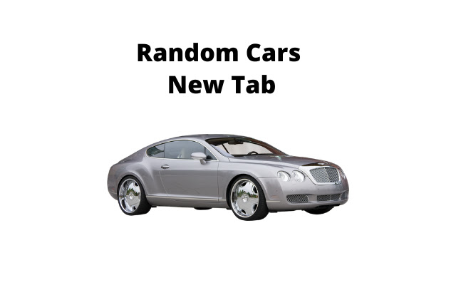 Randome cars New Tab  from Chrome web store to be run with OffiDocs Chromium online