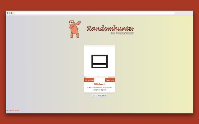 OffiDocs Chromium ile çevrimiçi olarak çalıştırılacak Chrome web mağazasından Randomhunter