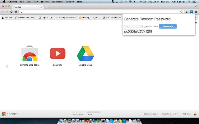 Generatorul de parole aleatorii din magazinul web Chrome care va fi rulat cu OffiDocs Chromium online