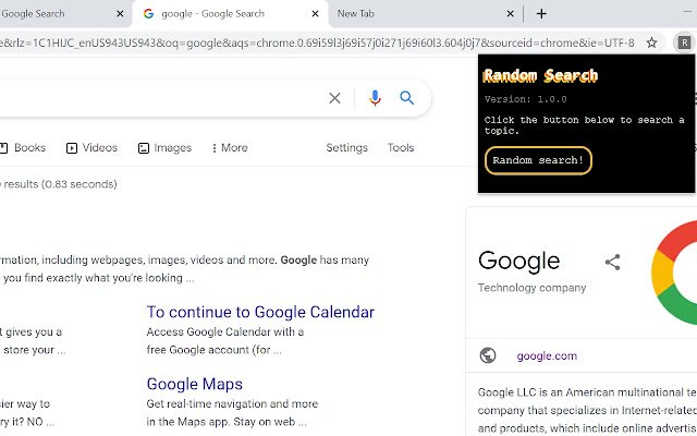 Chrome web mağazasından Rastgele Arama, OffiDocs Chromium çevrimiçi ile çalıştırılacak