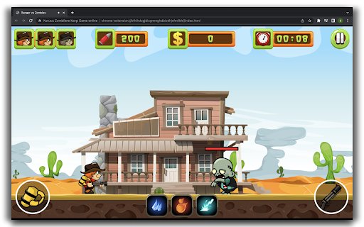 Ranger vs Zombies HTML5 Game  from Chrome web store to be run with OffiDocs Chromium online