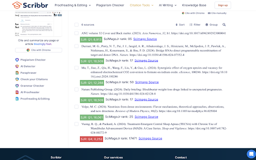 Rank Citation  from Chrome web store to be run with OffiDocs Chromium online