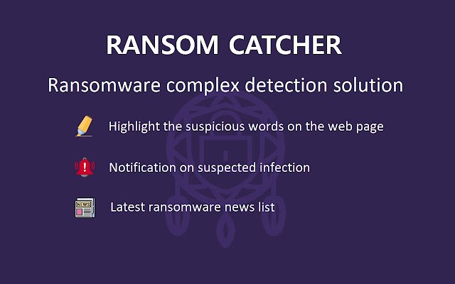RansomCatcher  from Chrome web store to be run with OffiDocs Chromium online
