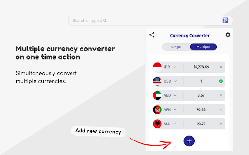 Rapid Currency Converter  from Chrome web store to be run with OffiDocs Chromium online