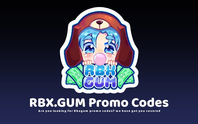RBX.GUM Códigos promocionales [Robux gratis] de Chrome web store para ejecutarse con OffiDocs Chromium en línea