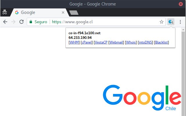 rDNS dal Chrome Web Store da eseguire con OffiDocs Chromium online