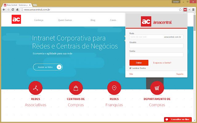 Área Central vanuit de Chrome-webwinkel om te worden uitgevoerd met OffiDocs Chromium online