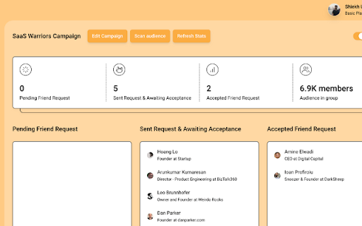 ReachOwl Social media DM automation tool  from Chrome web store to be run with OffiDocs Chromium online