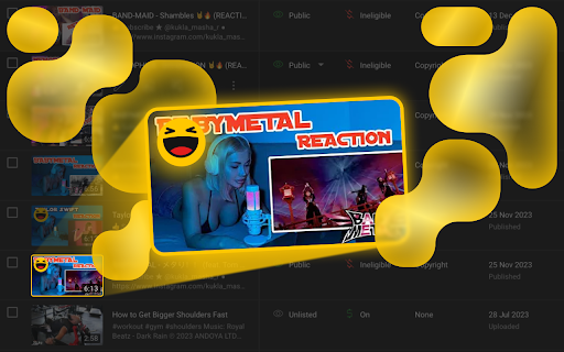 Reactrino  from Chrome web store to be run with OffiDocs Chromium online