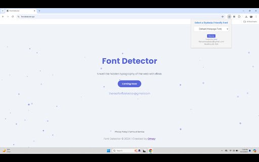 readEasy Enable Dyslexia Friendly Fonts  from Chrome web store to be run with OffiDocs Chromium online