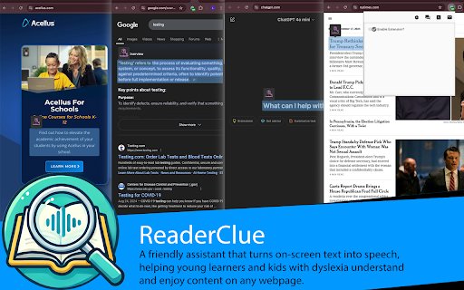 ReaderClue from Chrome web store to be run with OffiDocs Chromium online ReaderClue from Chrome web store to be run with OffiDocs Chromium online