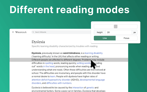 Reader Line  from Chrome web store to be run with OffiDocs Chromium online