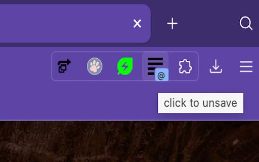 Read Later Bookmarks  from Chrome web store to be run with OffiDocs Chromium online